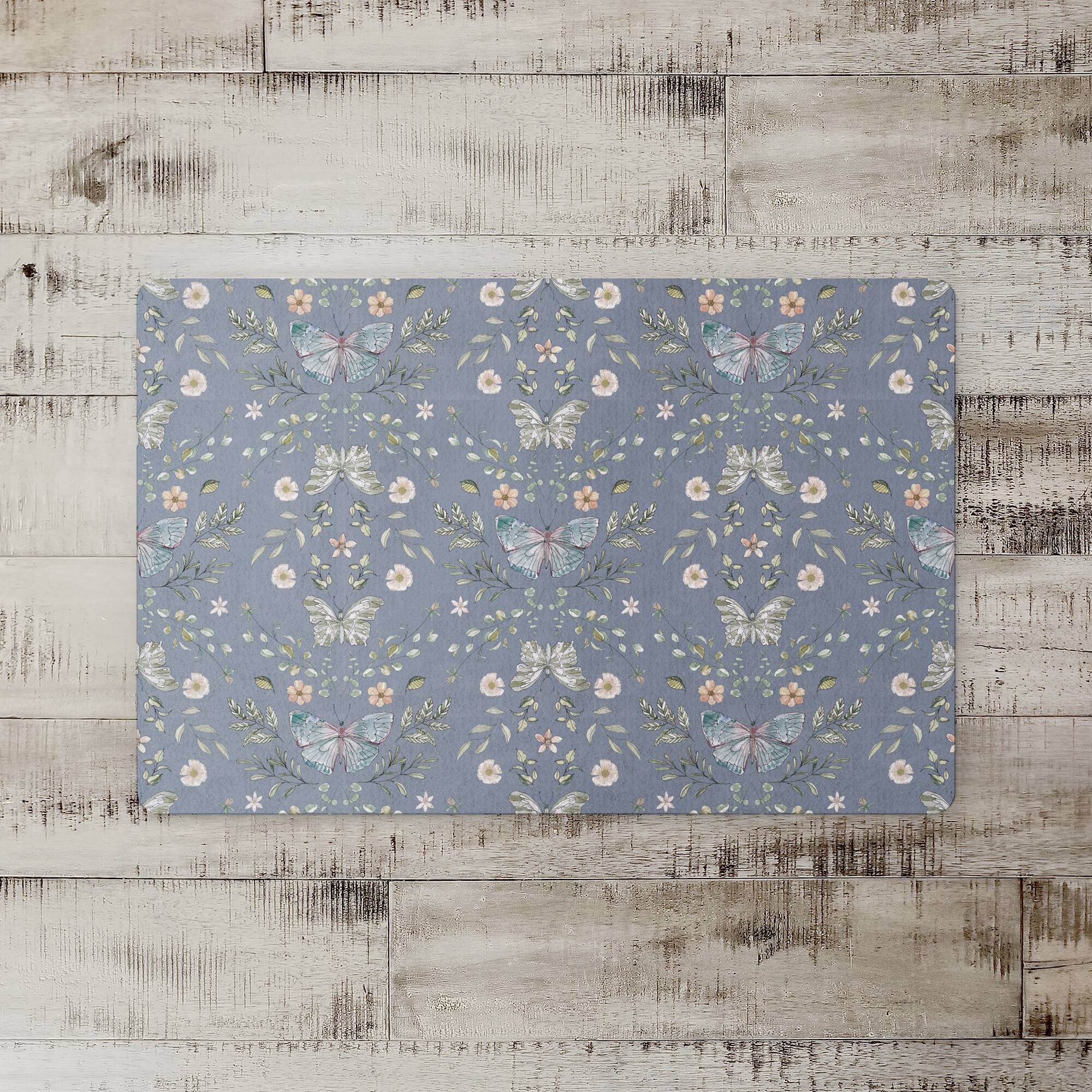 Butterfly Pattern Floor Mat